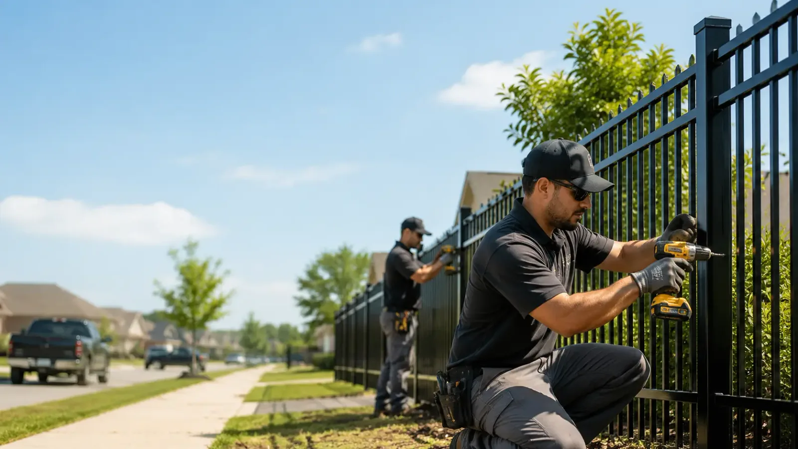 Metal Fence Installation in Bushland, TX